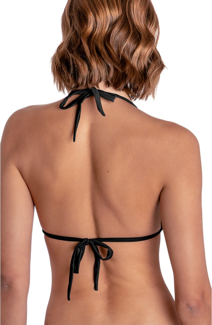 SOLID COLOR PADDED TRIANGLE TOP WITH POCKET