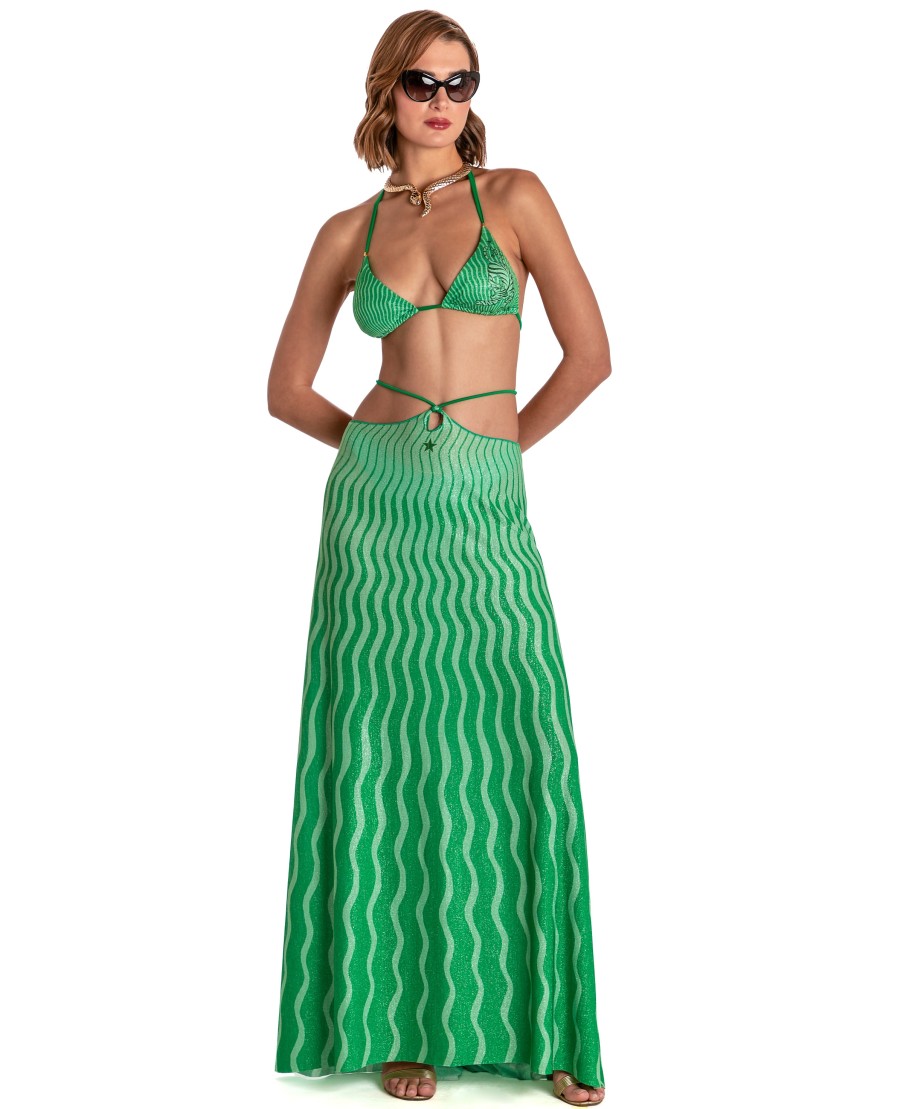 Long Pareo Dress Tiger Sun Print