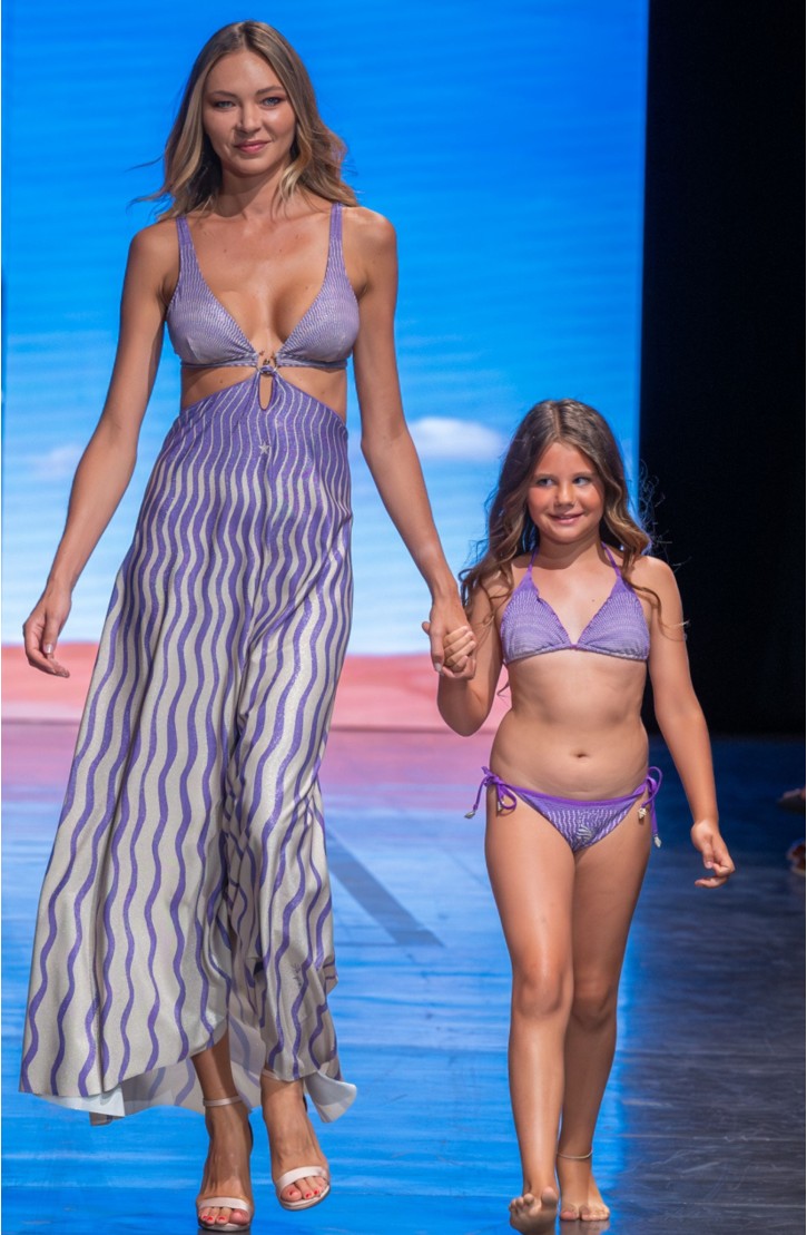 Long Pareo Dress Tiger Sun Print