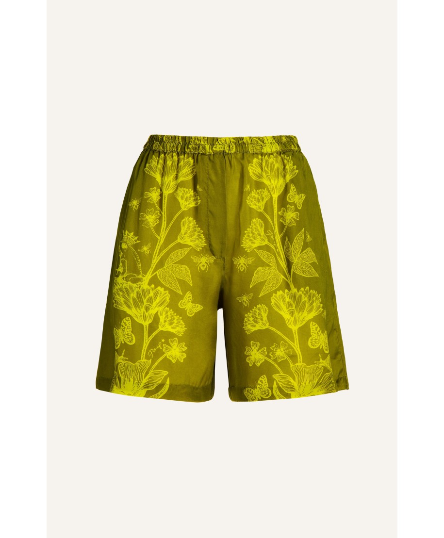 Short Viscosa Satin Principe Azzurro