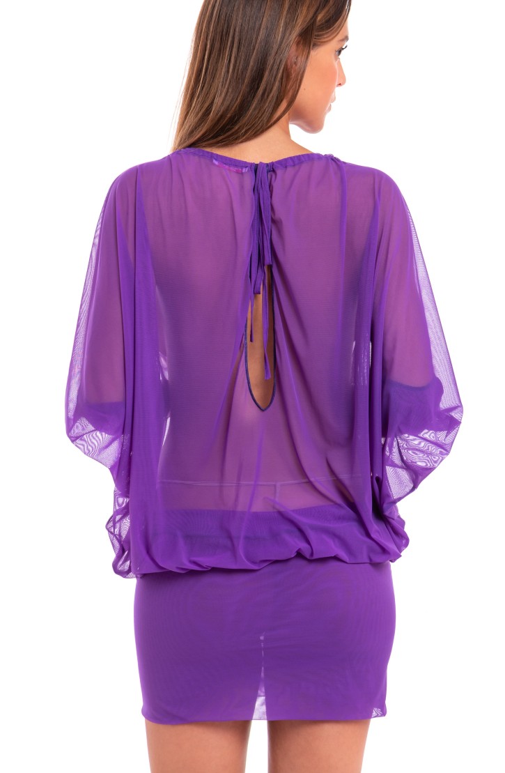 Sheath Butterfly Sleeves Tulle And Pineapple Lurex