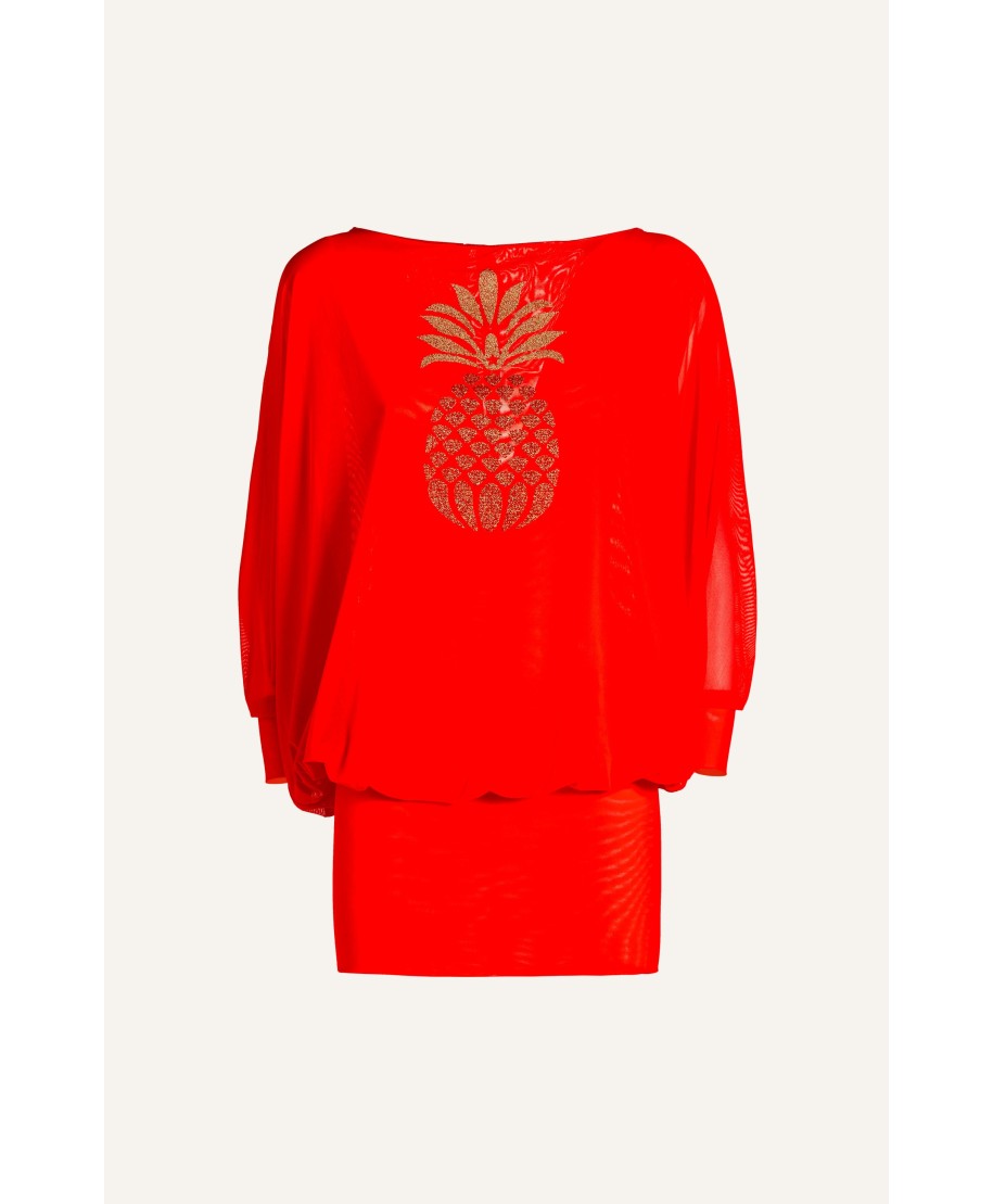 Tubino Tulle Ananas Lurex