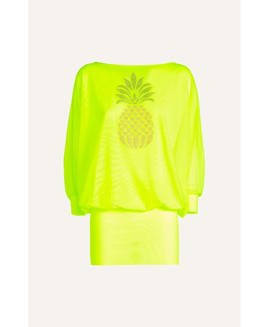 Tubino Tulle Ananas Lurex