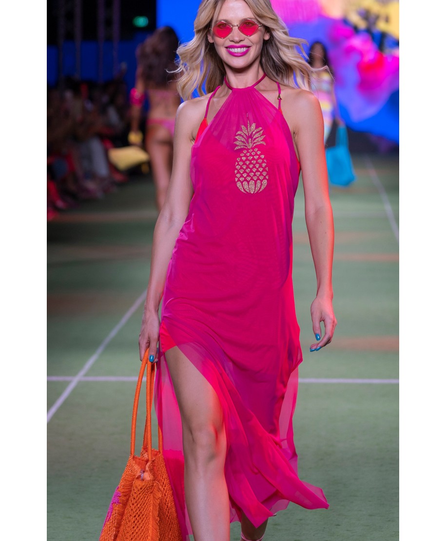 Abito Tulle Sottoveste Ananas Lurex