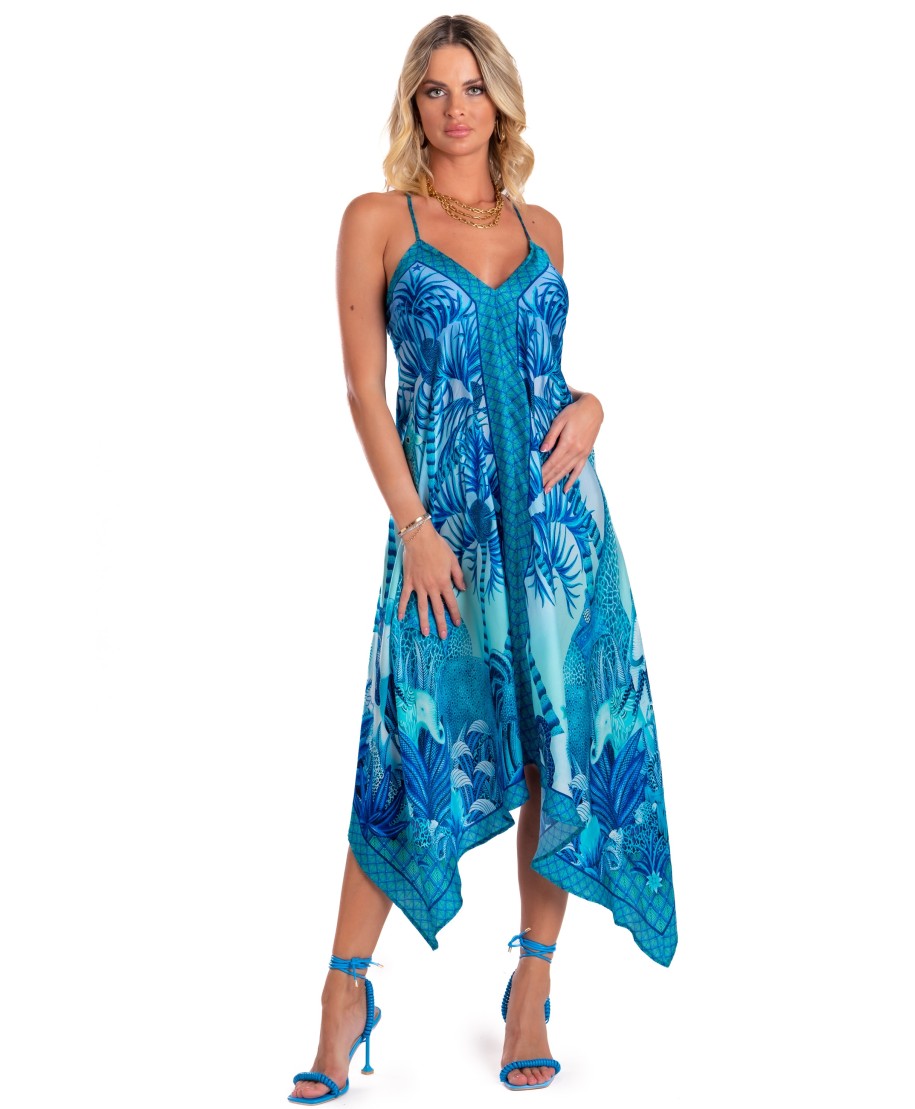Abito Foulard Palm Paradise