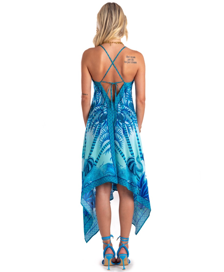 Abito Foulard Palm Paradise