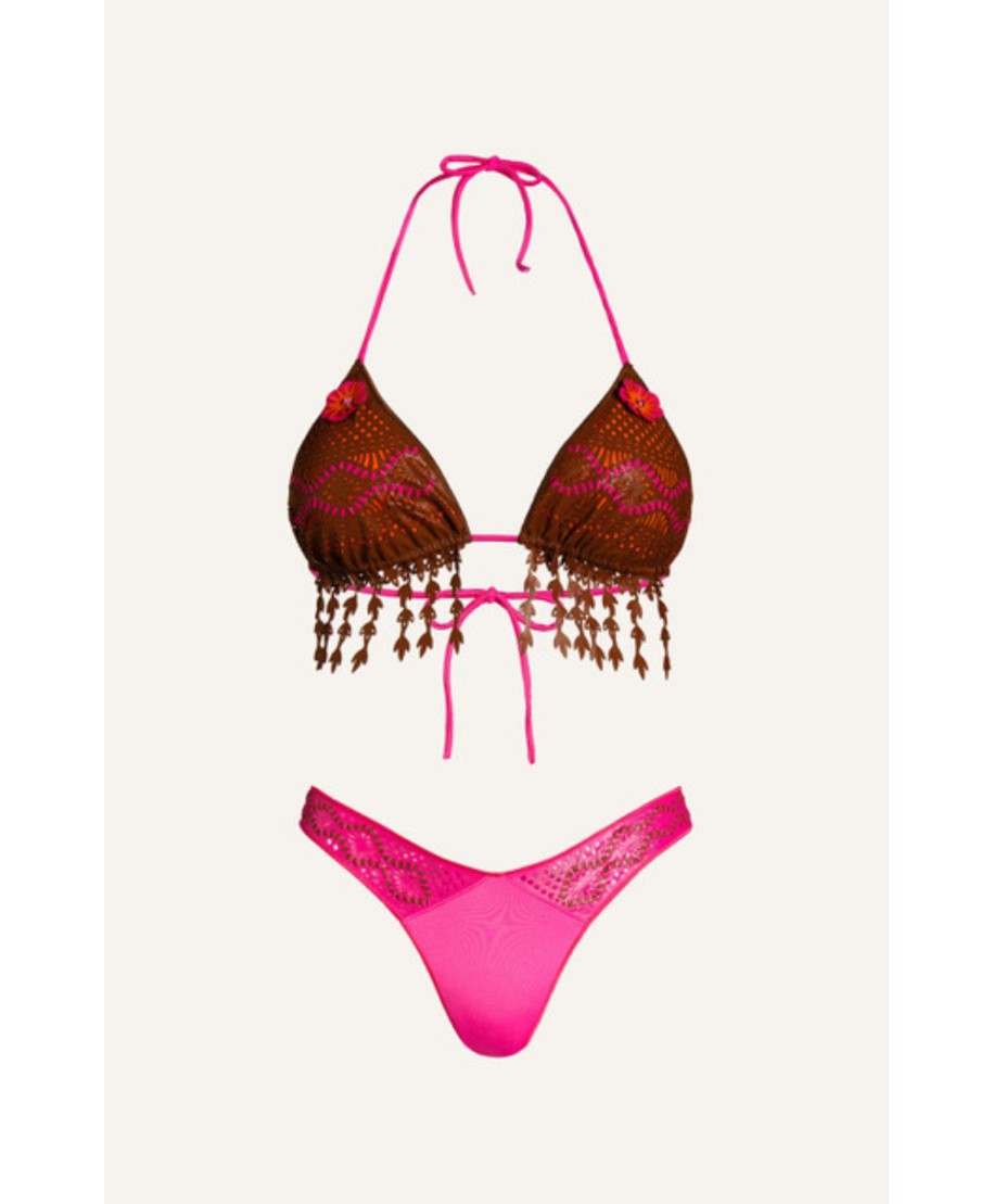 TR.SCORR.RIC LASER FLOWERS SLIP BOWS