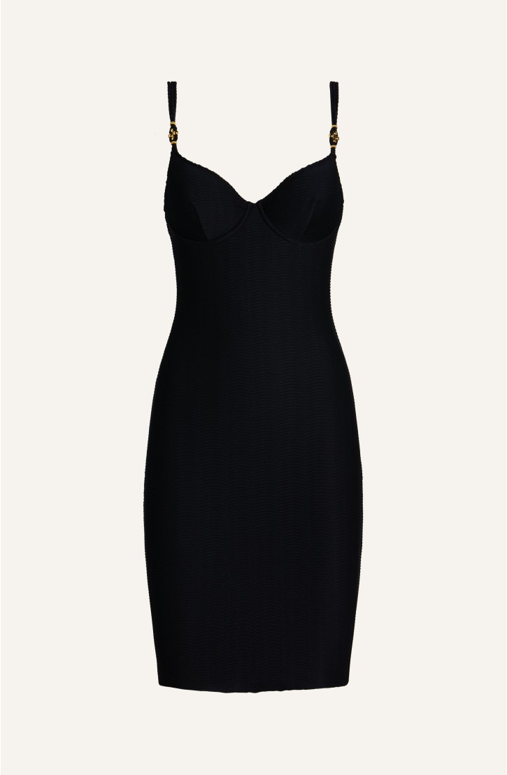Sheath with Underwire Underwire Lycra Ripple