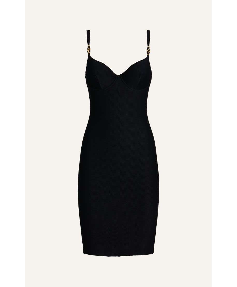 Sheath with Underwire Underwire Lycra Ripple