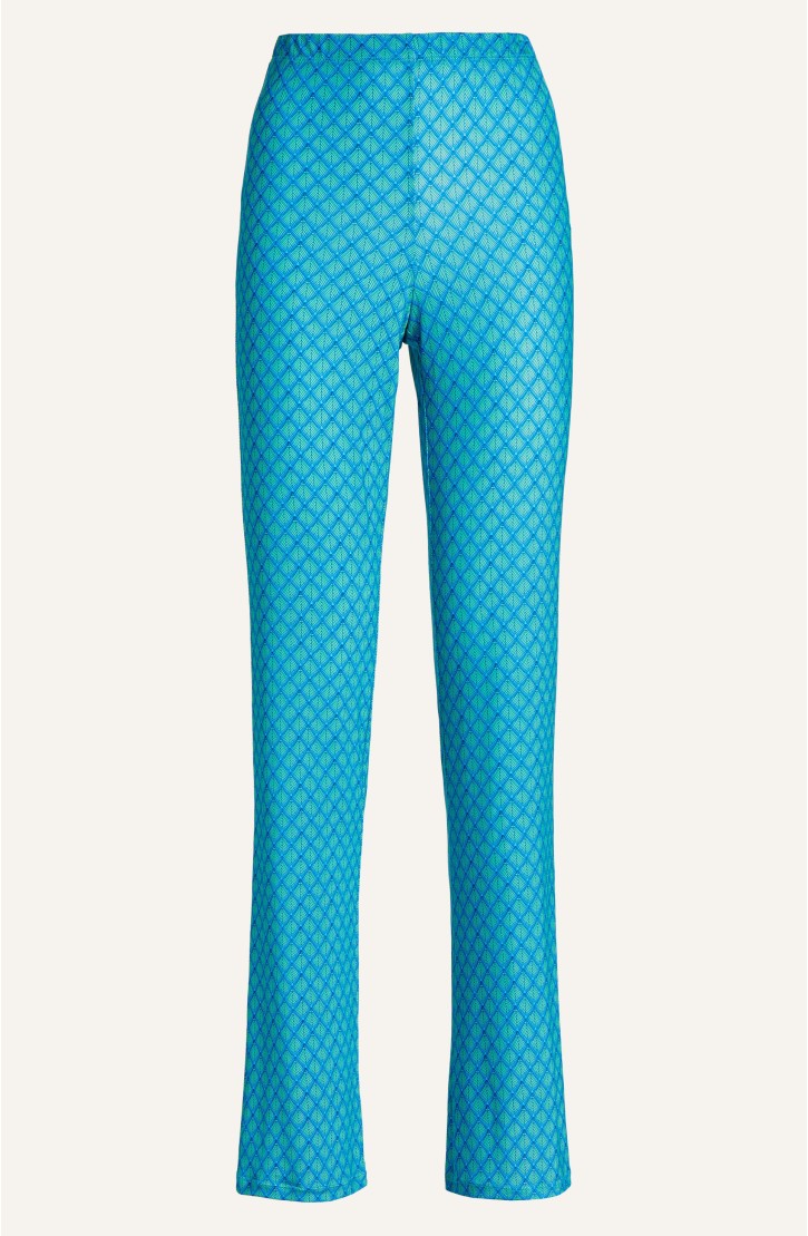 Jersey Trousers Print Scales