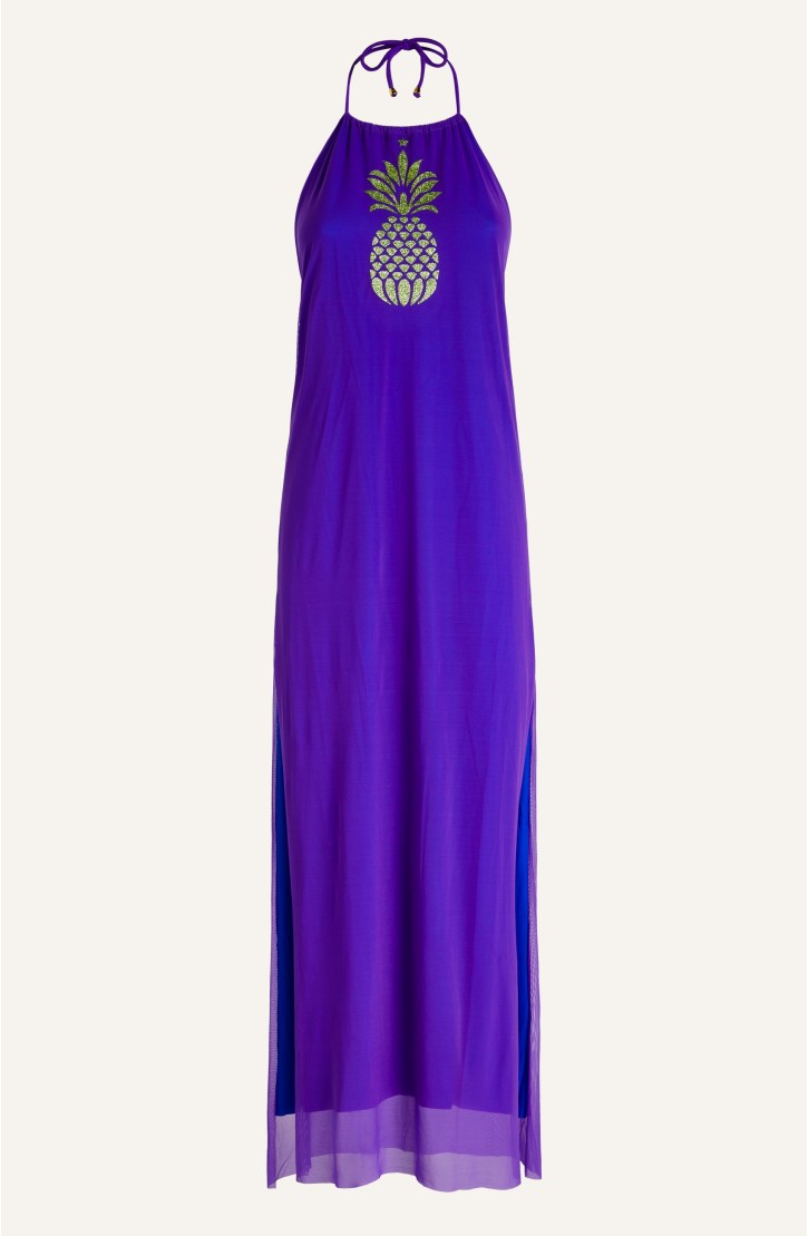 Abito Tulle Sottoveste Ananas Lurex