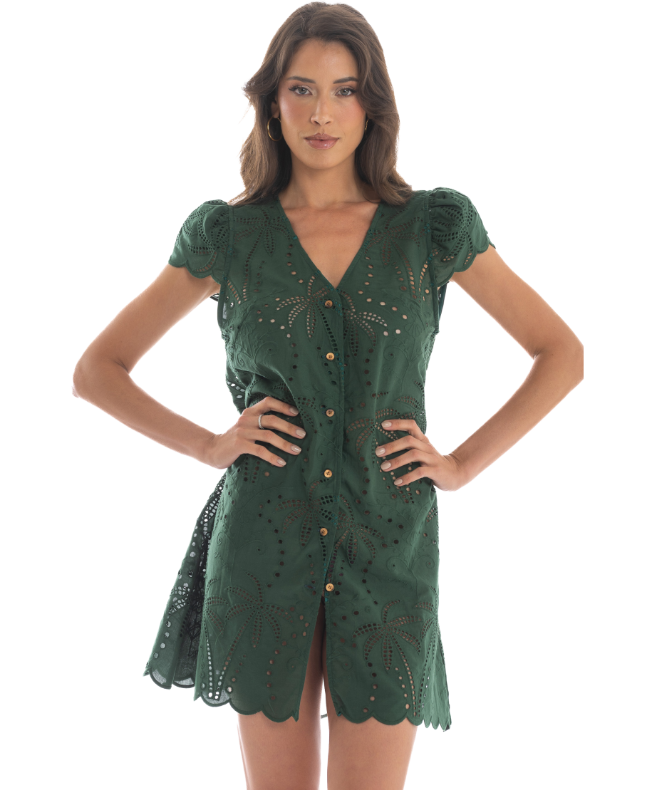 Sangallo Short Dress