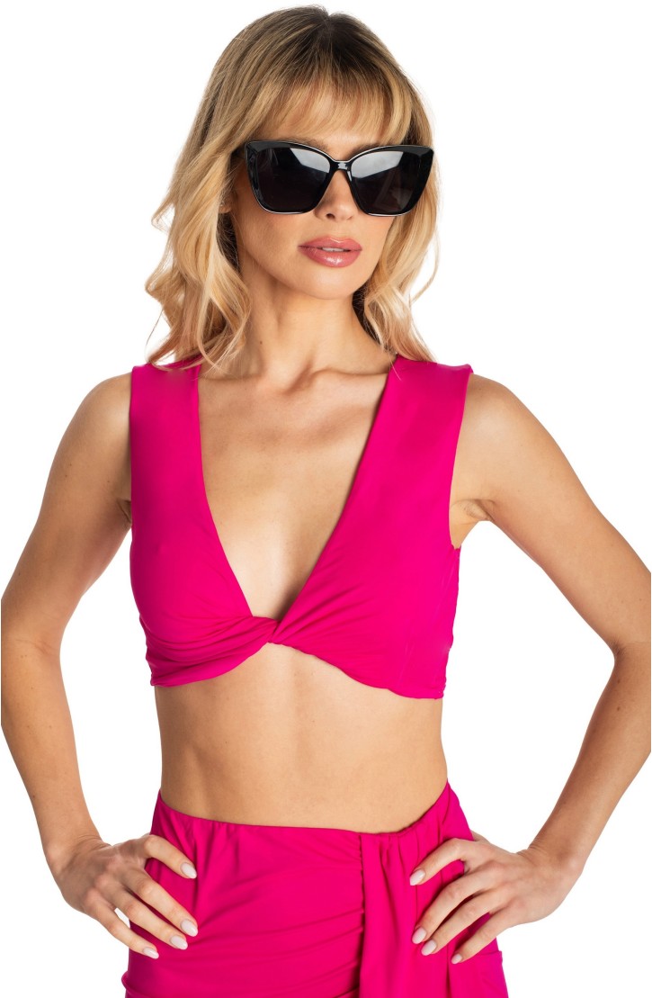 CRISSCROSS TOP SOLID COLOR