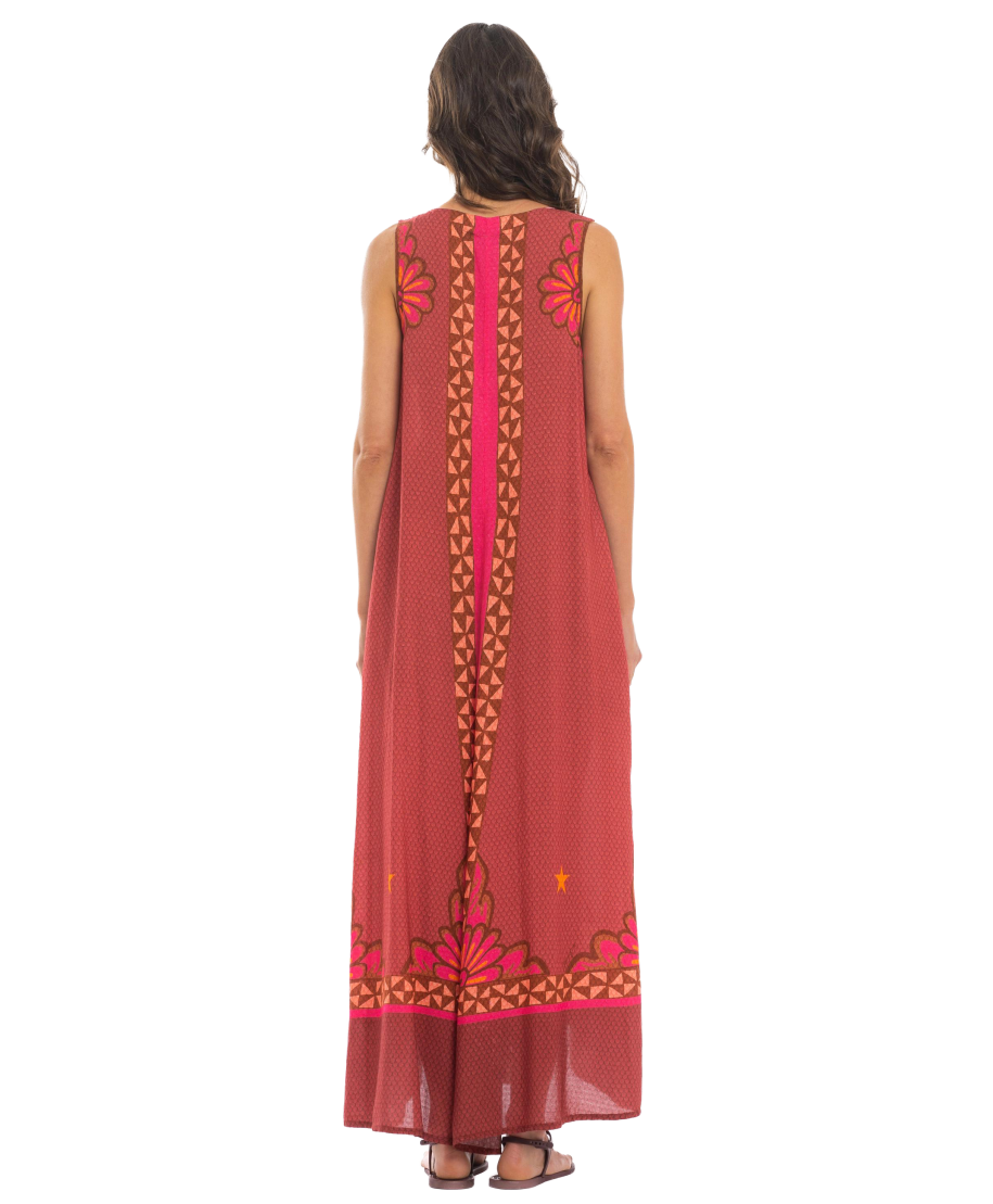 Tribal Sea Long Dress