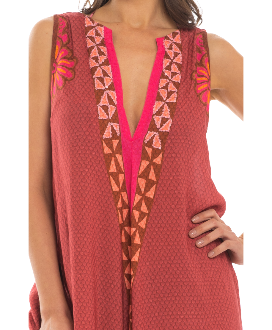 Tribal Sea Long Dress