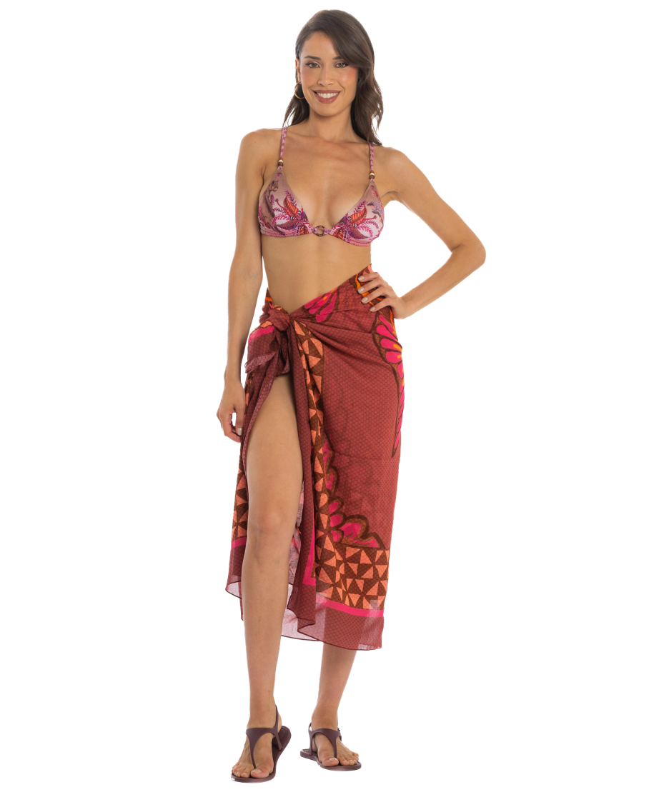 Tribal Sea pareo towel