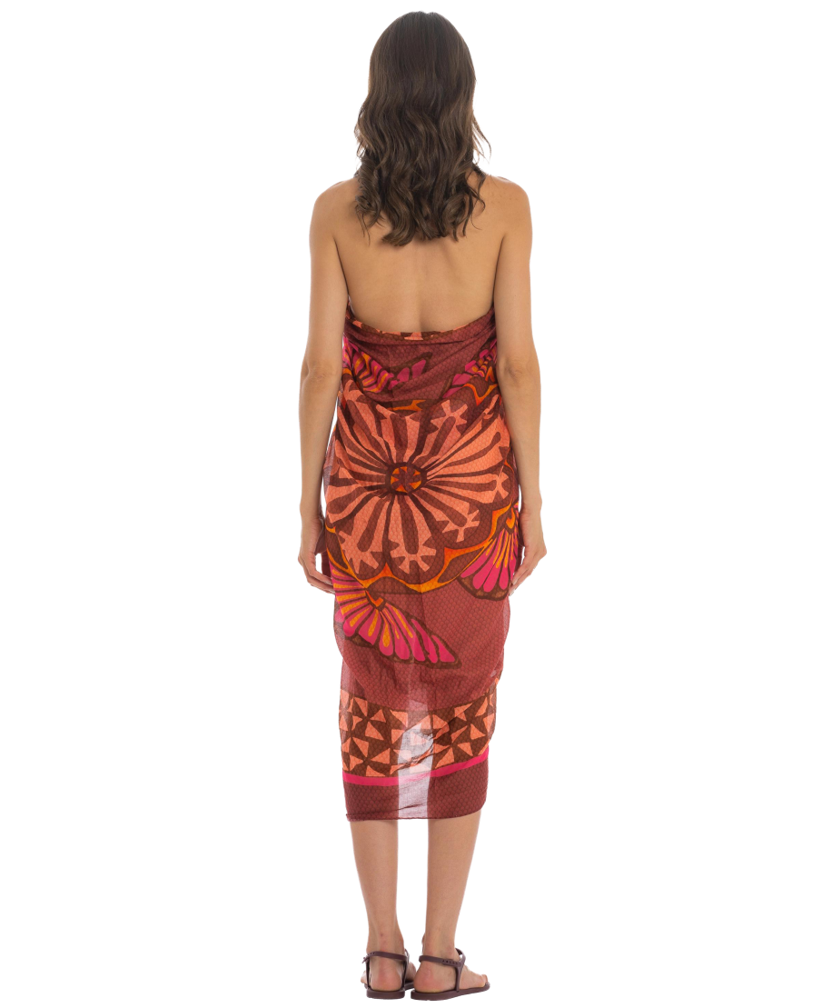 Tribal Sea pareo towel