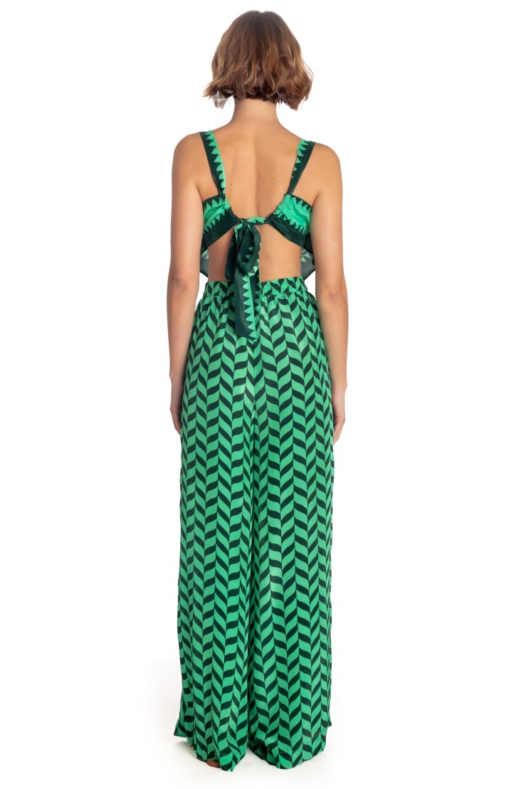 Long Jumpsuit Print Beautiful Tree