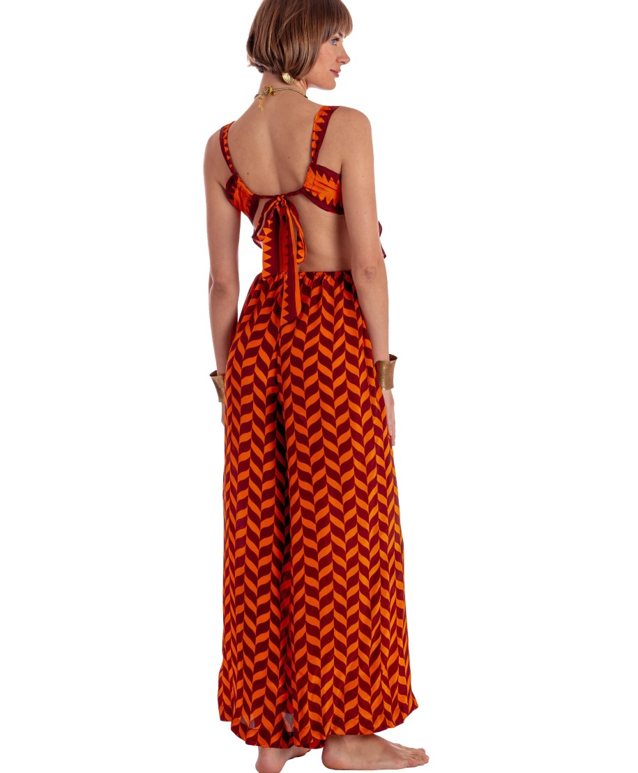 Long Jumpsuit Print Beautiful Tree