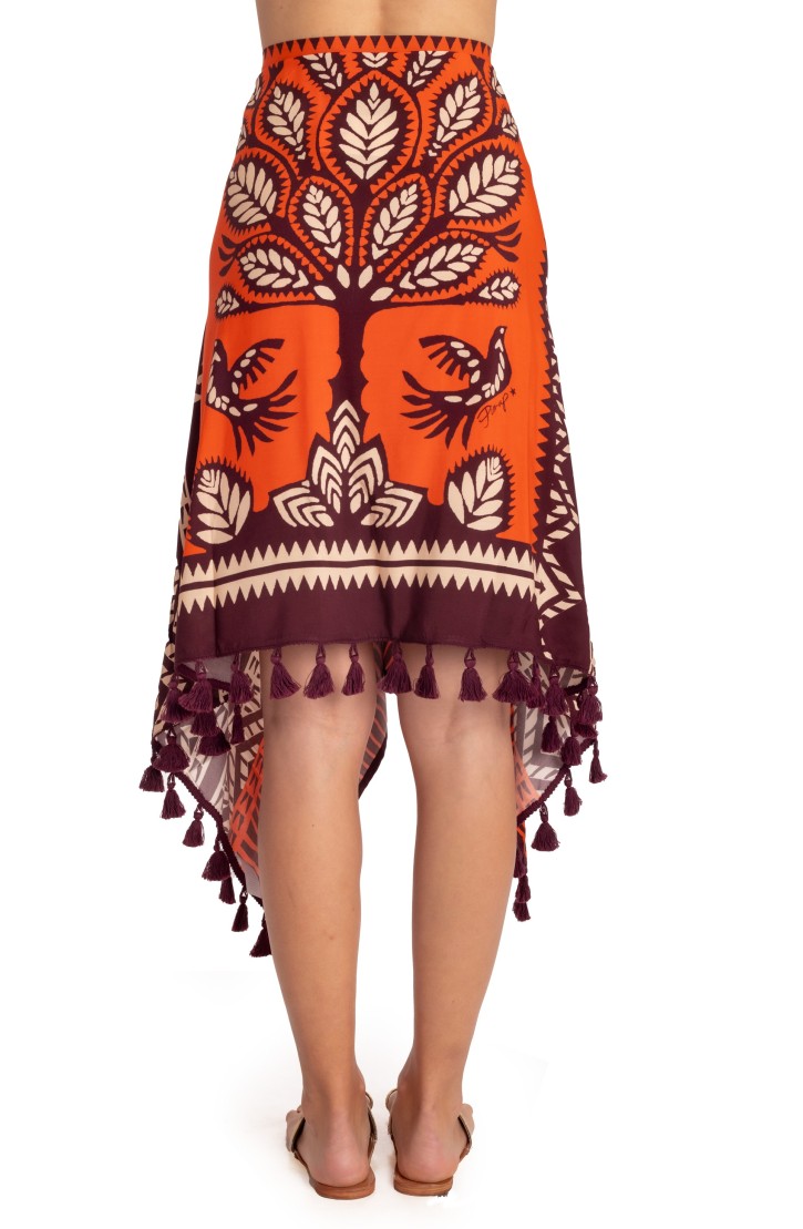 Pareo Skirt Beautiful Tree Print
