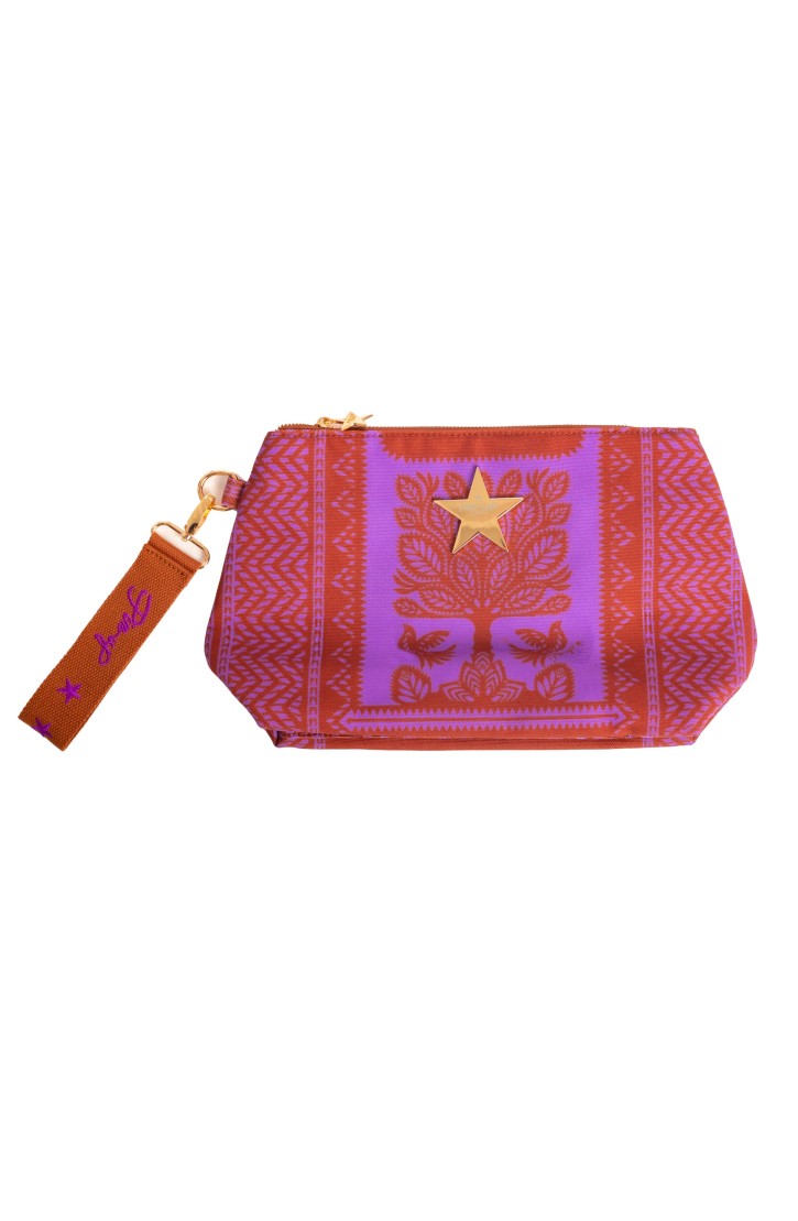 CLUTCH BAG BEAUTIFUL TREE PRINT
