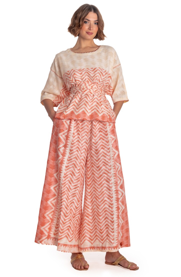 PALAZZO PANTS BEAUTIFUL TREE PRINT