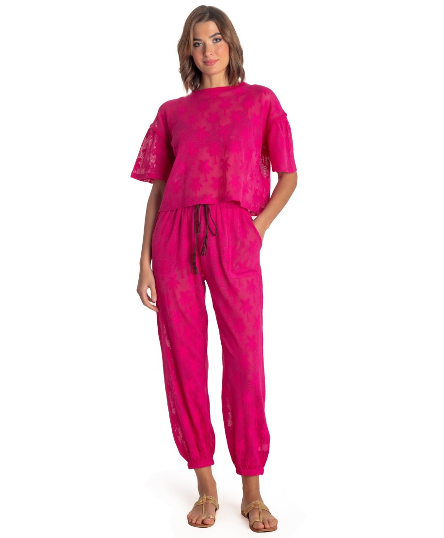 Pantalone Ricamo Palme