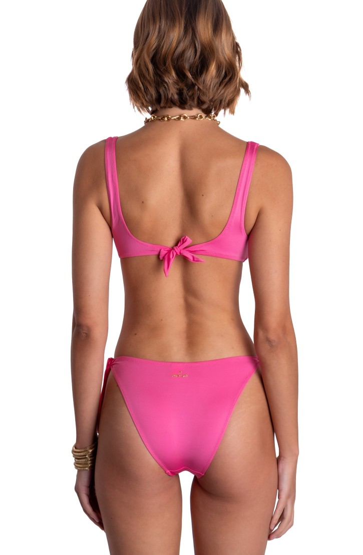 Bikini Brassiere Con Accessorio Tinta Unita
