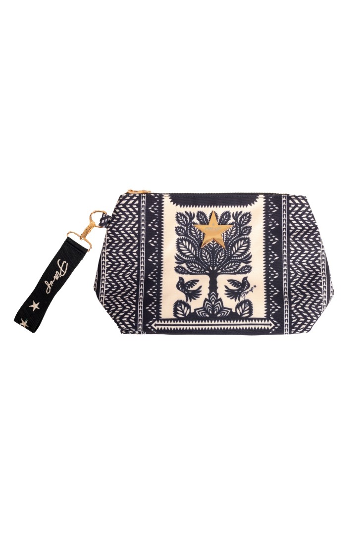 CLUTCH BAG BEAUTIFUL TREE PRINT