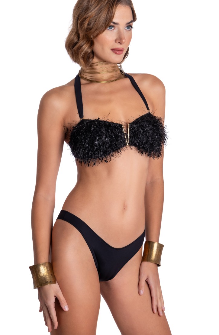 PLUMAGE PADDED BIKINI BANDEAU