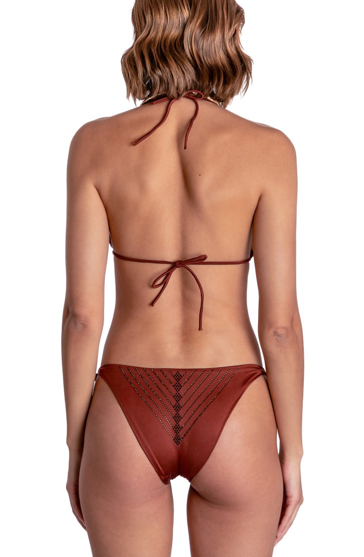 BIKINI TRIANGOLO IMBOTTITO CON CRISTALLI