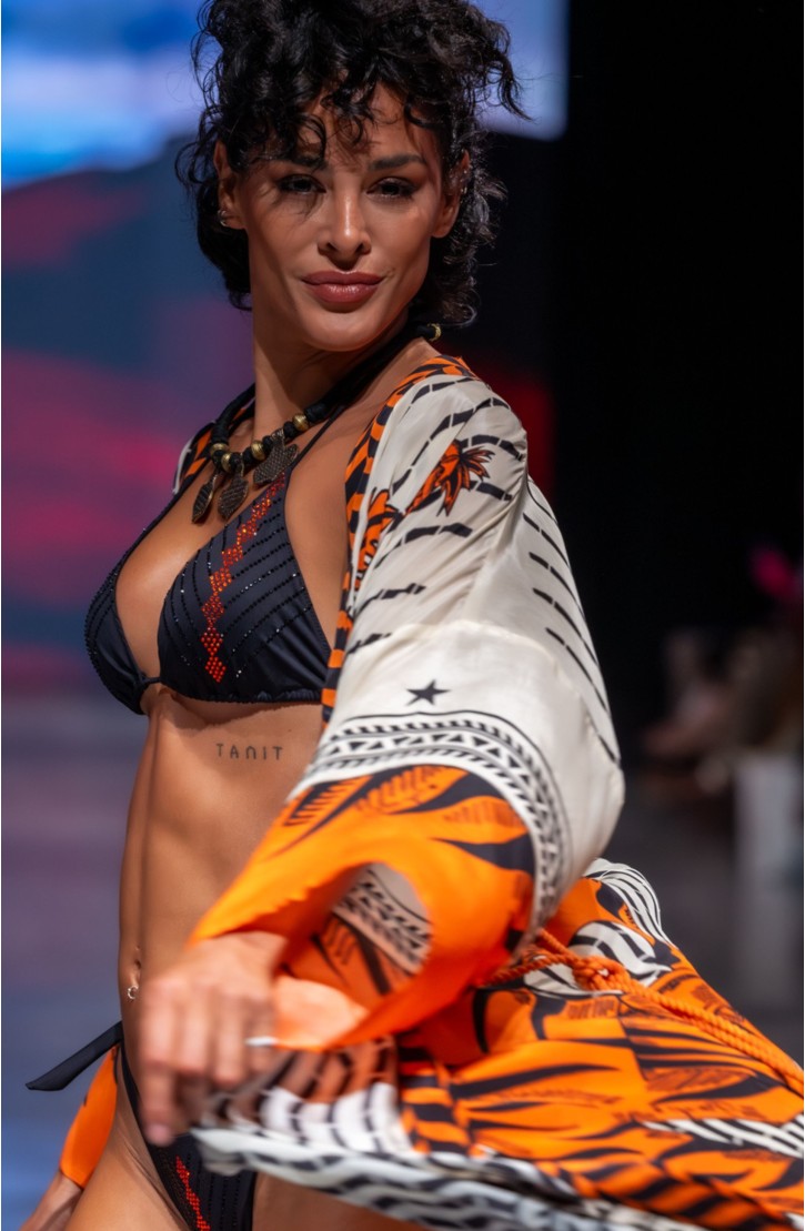 TRIANGLE PADDED BIKINI WITH CRYSTALS