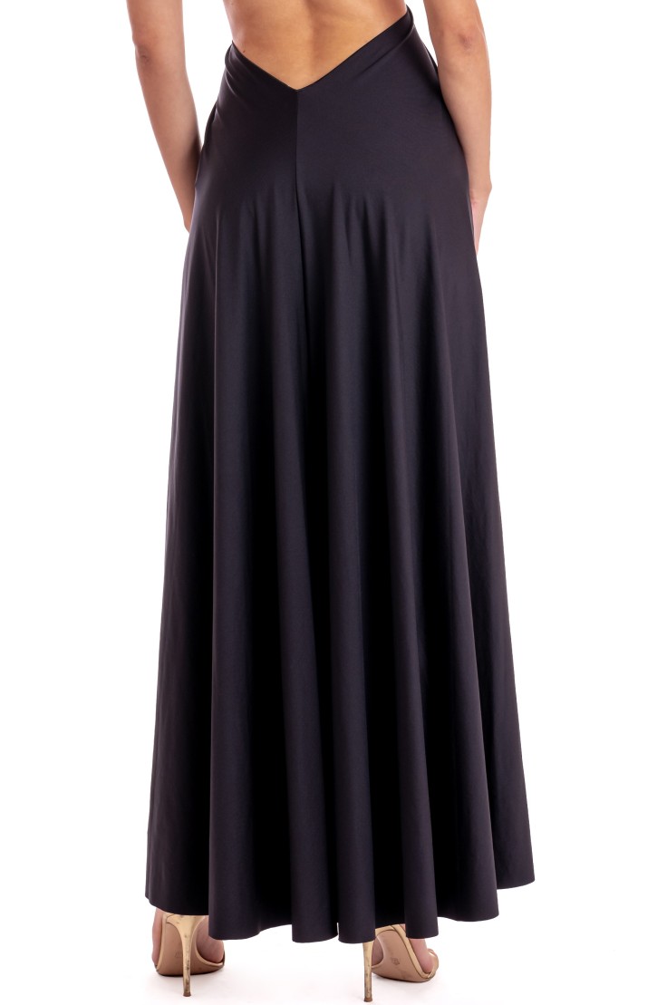 Solid Color Long Pareo Dress