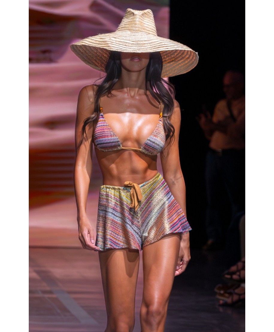 BIKINI TRIANGOLO IMBOTTITO COSTINA LUREX