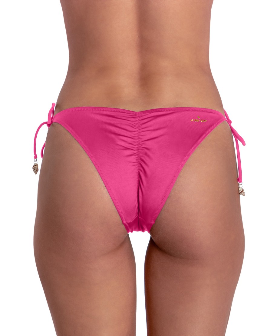 SOLID COLOR BRASILIAN SLIP WITH SHELLS