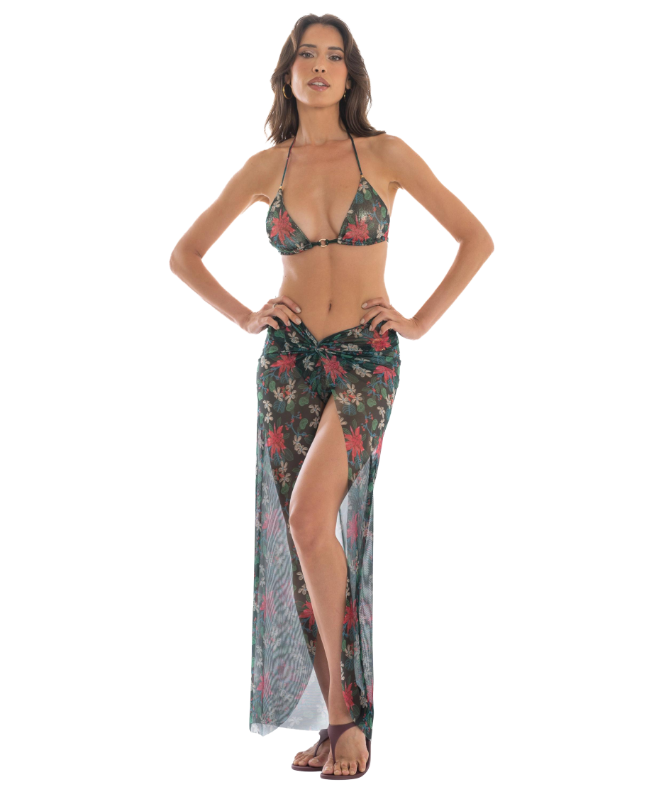Flower Threads Pareo Skirt