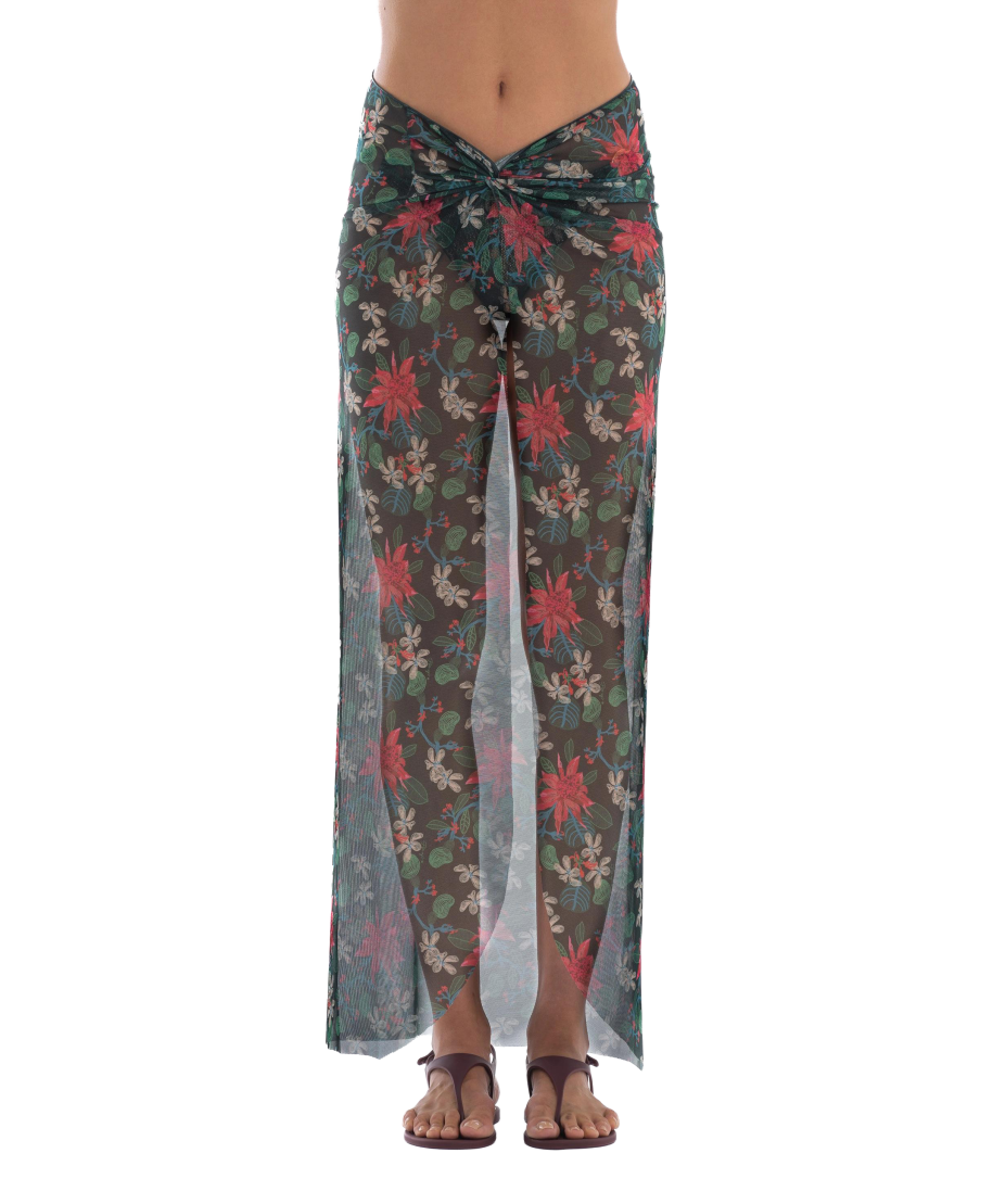 Flower Threads Pareo Skirt