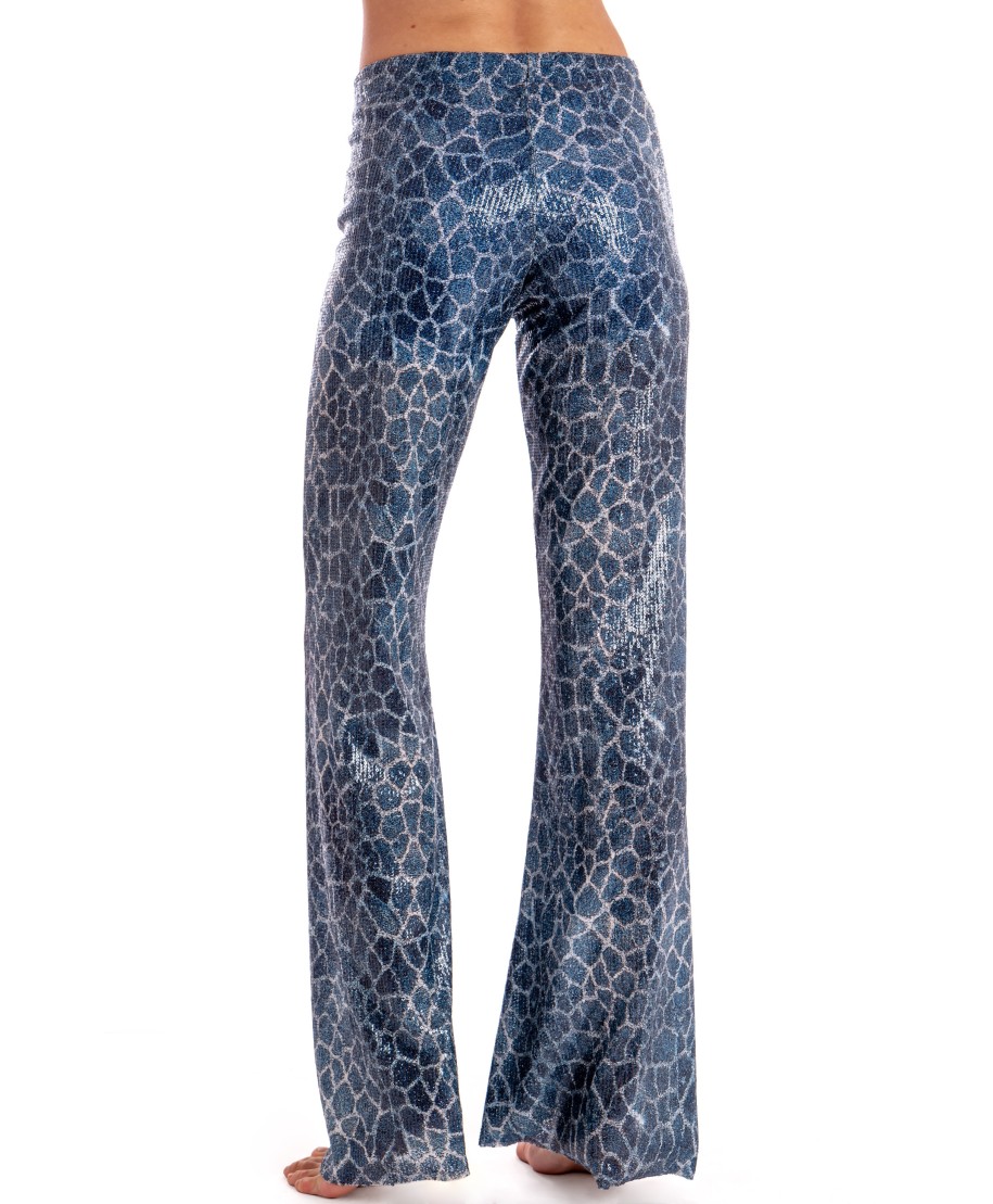 GIRAFFE SEQUIN-PRINTED PANTS