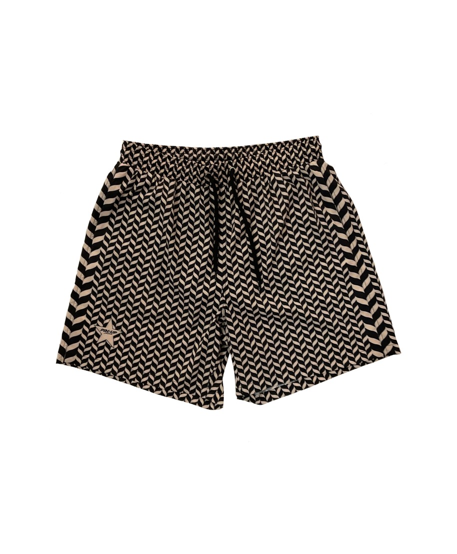 MEN'S BOXER SHORTS HERRINGBONE PRINT
