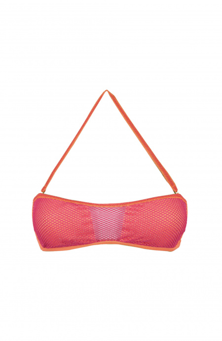 Bee bandeau with Lurex net inserts and removable padding Poisson D'Amour - 6