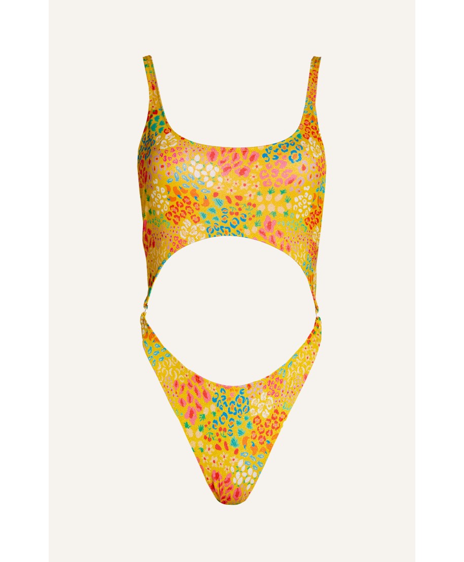 Costume da Bagno Intero Oblò Lurex Tutti Frutti