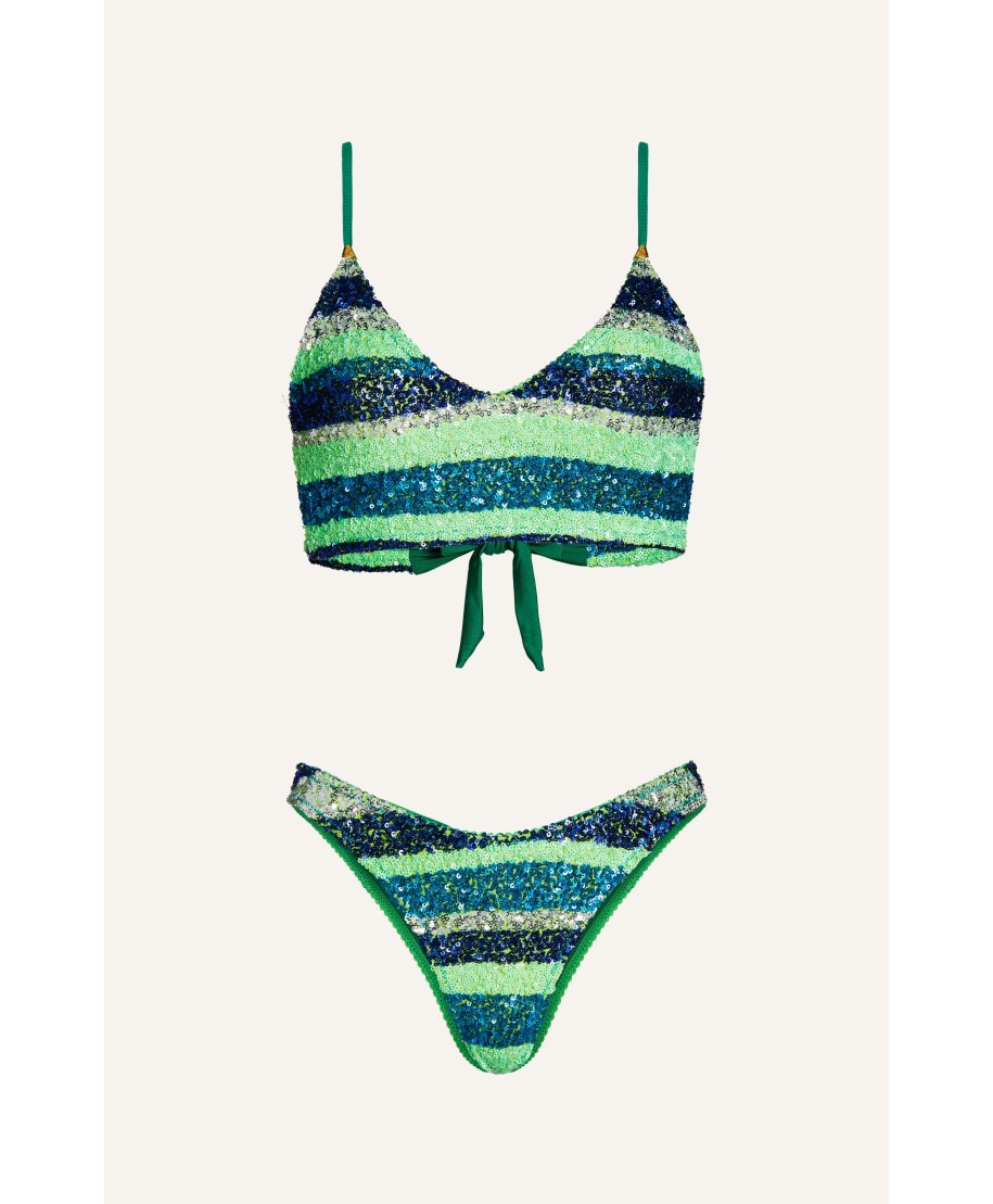 Bikini Top Paillettes Riga