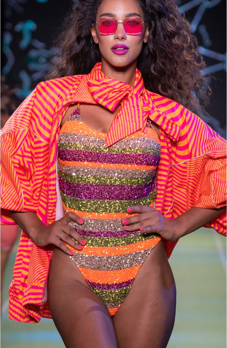 WHOLE SEQUIN STRIPE