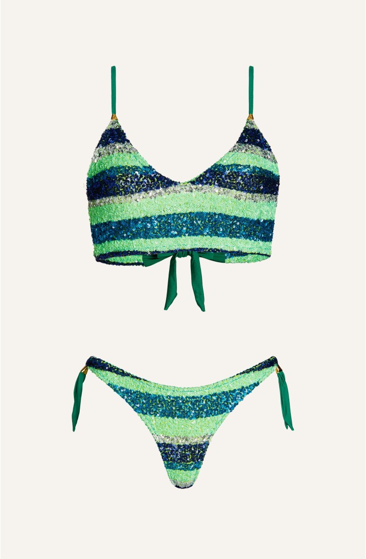 RIGA PAILLETTES BRA SLIP CF