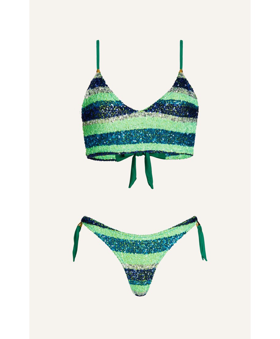 RIGA PAILLETTES BRA SLIP CF