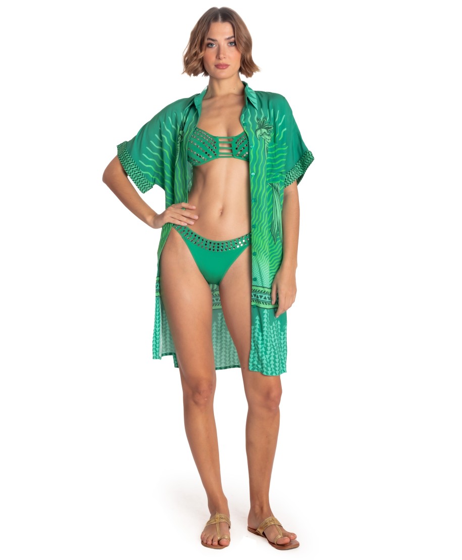 MINI DRESS VISCOSE BELT CORD TIGER SUN