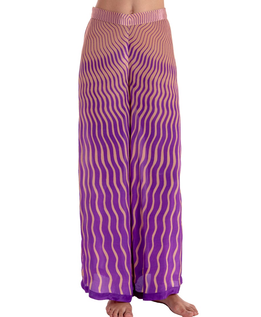 TIGER SUN VISCOSE PALAZZO PANTS