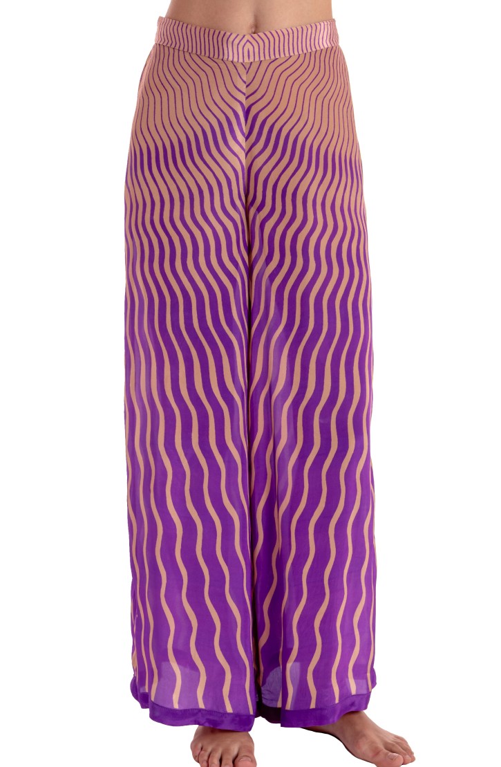 TIGER SUN VISCOSE PALAZZO PANTS