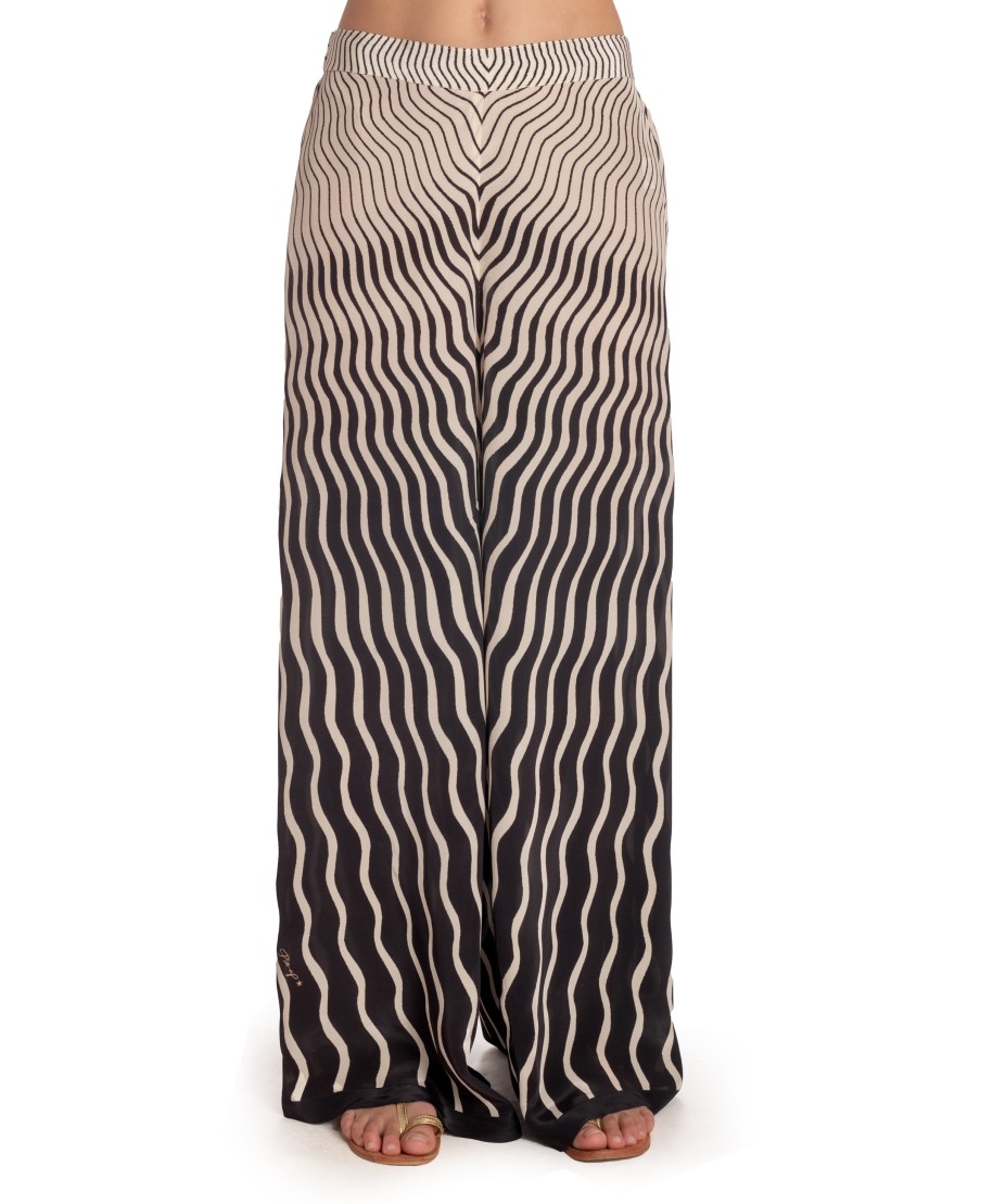 Pantalone Palazzo Viscosa Tiger Sun
