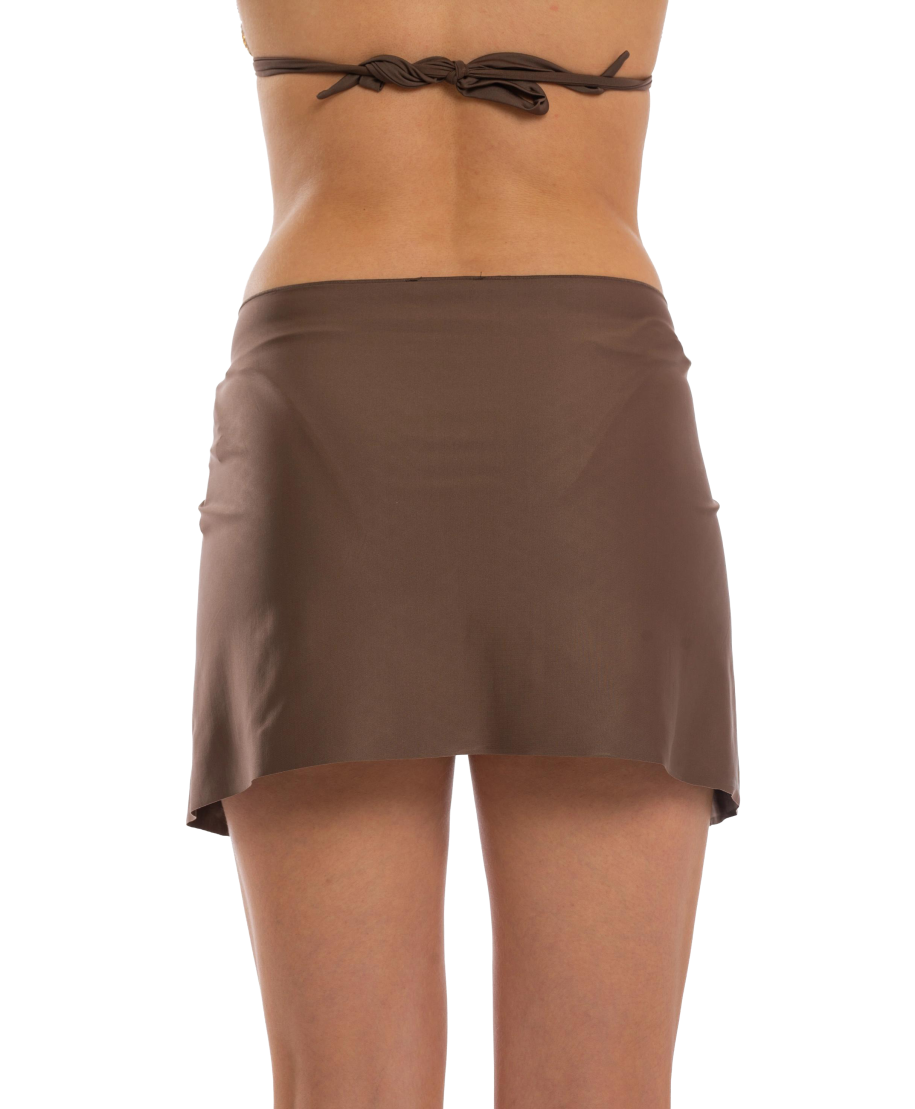 Mini Pareo with Rings Solid Color